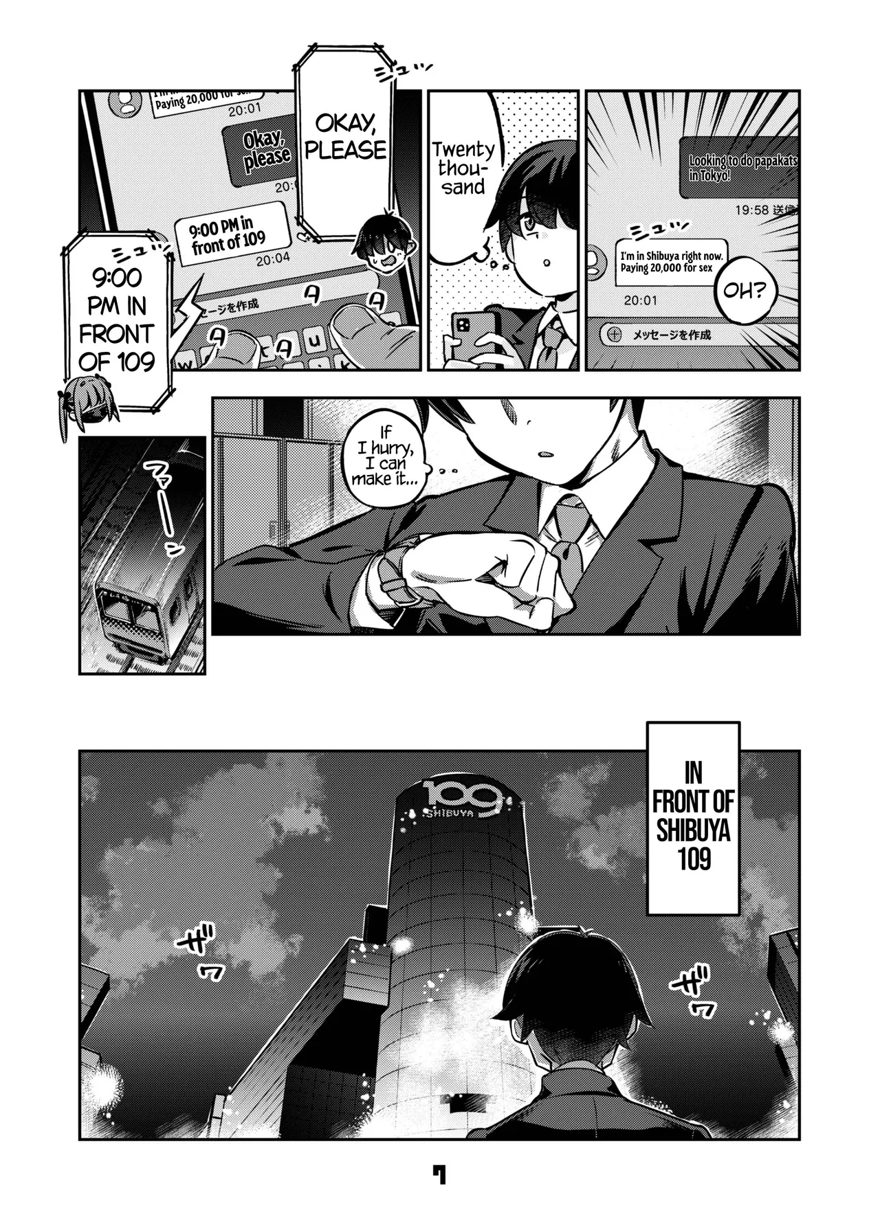 Hentai Manga Comic-In the case of Maita, a girl who engages in "sugar dating" (a type of compensated dating activity), episode 2.-Read-6